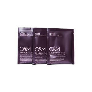 O&M Colour Remover 12 Pack - 30g Single Use Sachets