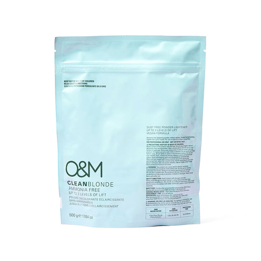 O&M CLEAN BLONDE Ammonia Free Powder Lightener 500g