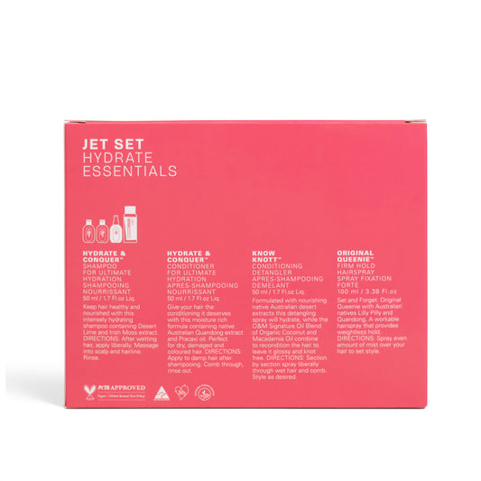 O&M Jetset Hydrate Essentials Pack