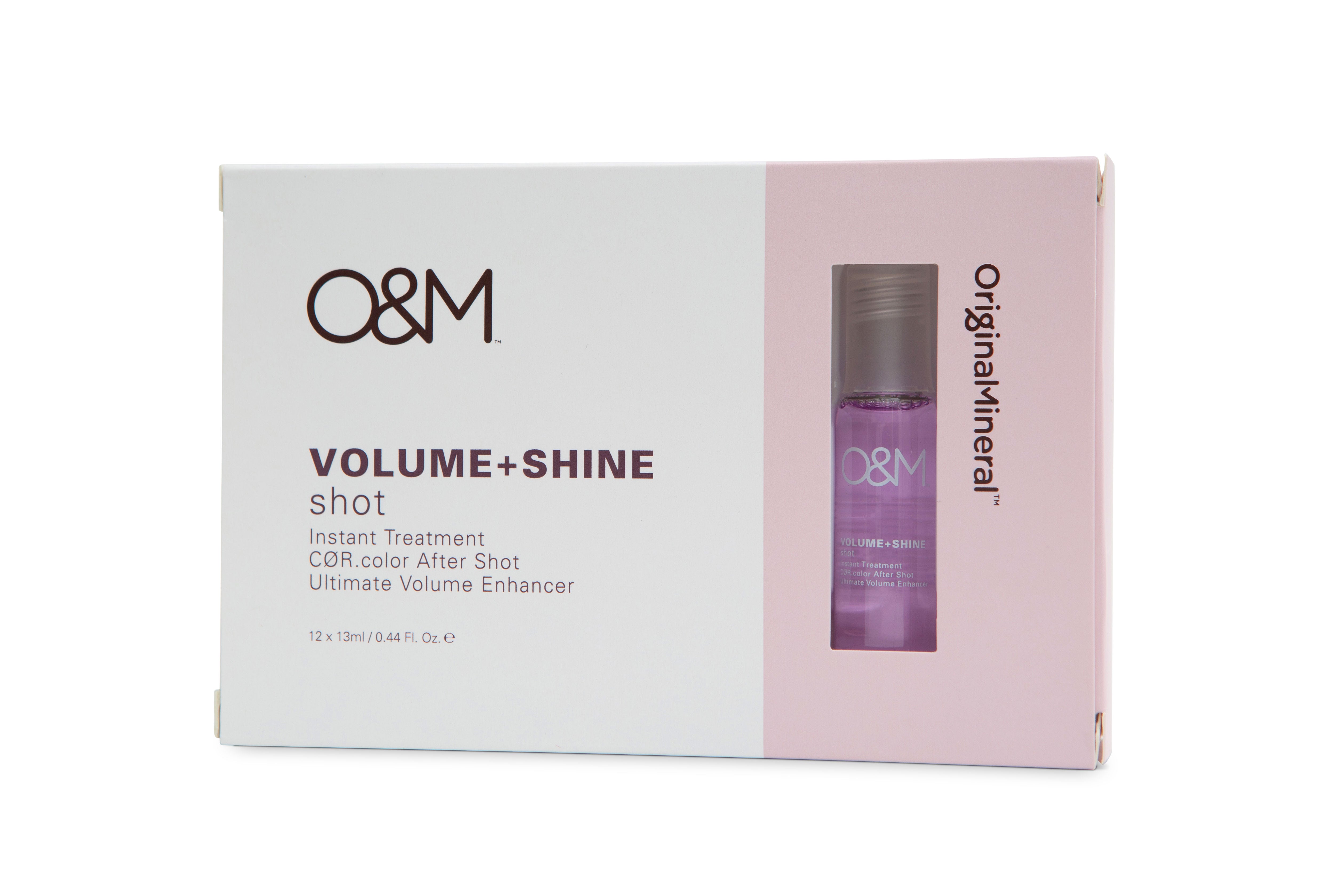 O&M Volume + Shine Shot - 12 Pack